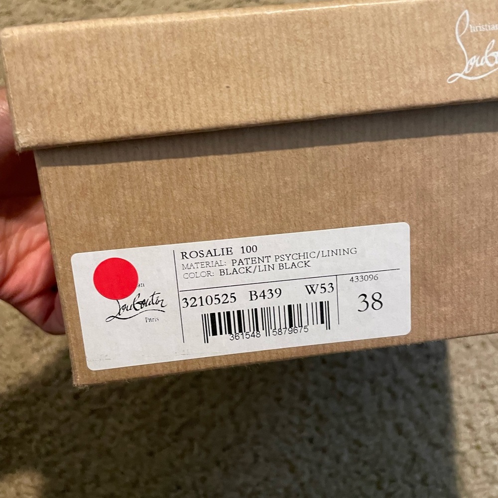 Christian Louboutin Black Elegant Heels - Picture 3 of 6